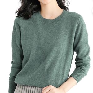 Women's Lightweight Crew Neck Long Sleeve Sweater